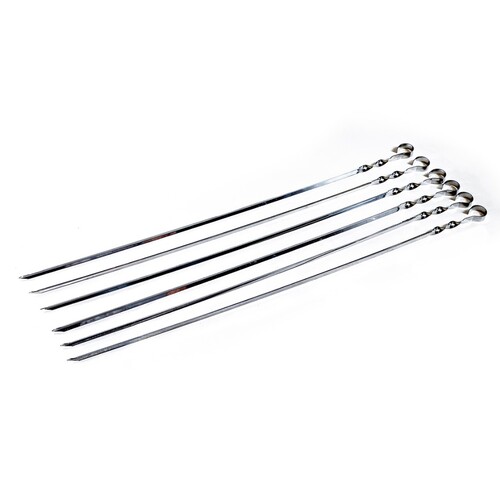 Набор угловых шампуров ROYALGRILL 620 х 10 х 1 мм, 6 шт в чехле, нержавеющая сталь