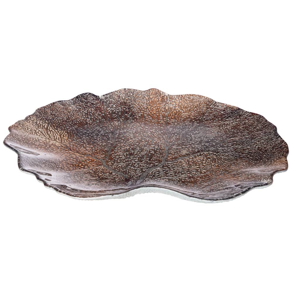 БЛЮДО, CROWN, BROWN 33х28х3 СМ БЕЗ УПАКОВКИ, МАЛ 8ШТ
