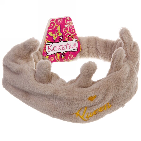 Повязка на голову "Кокетка - Queen", микс 3 цвета, 21*10см
