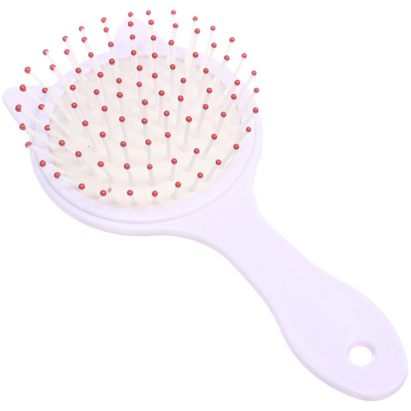 Расческа массажная детская "ДРУЖБА", микс 4 дизайна, 16*8см (пакет с подвесом)