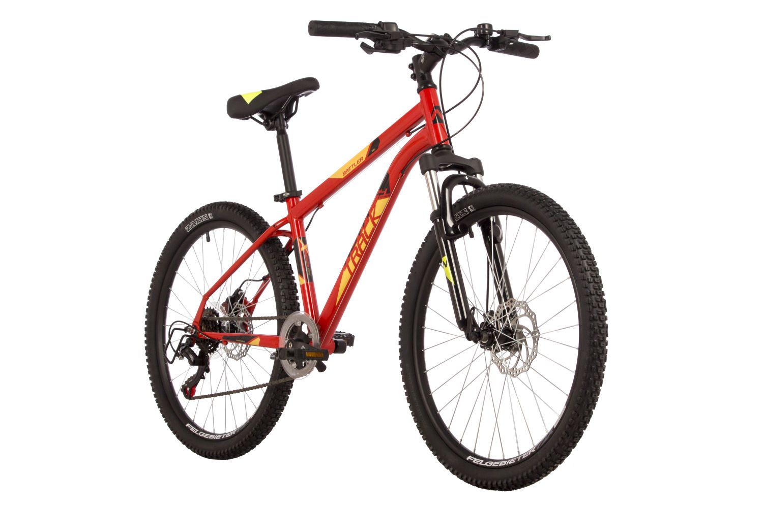 Велосипед NOVATRACK 24, BATTLER сталь 14, , красный, 6 скор.TZ500/TS-38/SG-6S, диск.торм STG