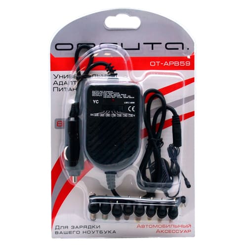 Адаптер питания Орбита OT-APB59, 80 Вт, 8 разъёмов