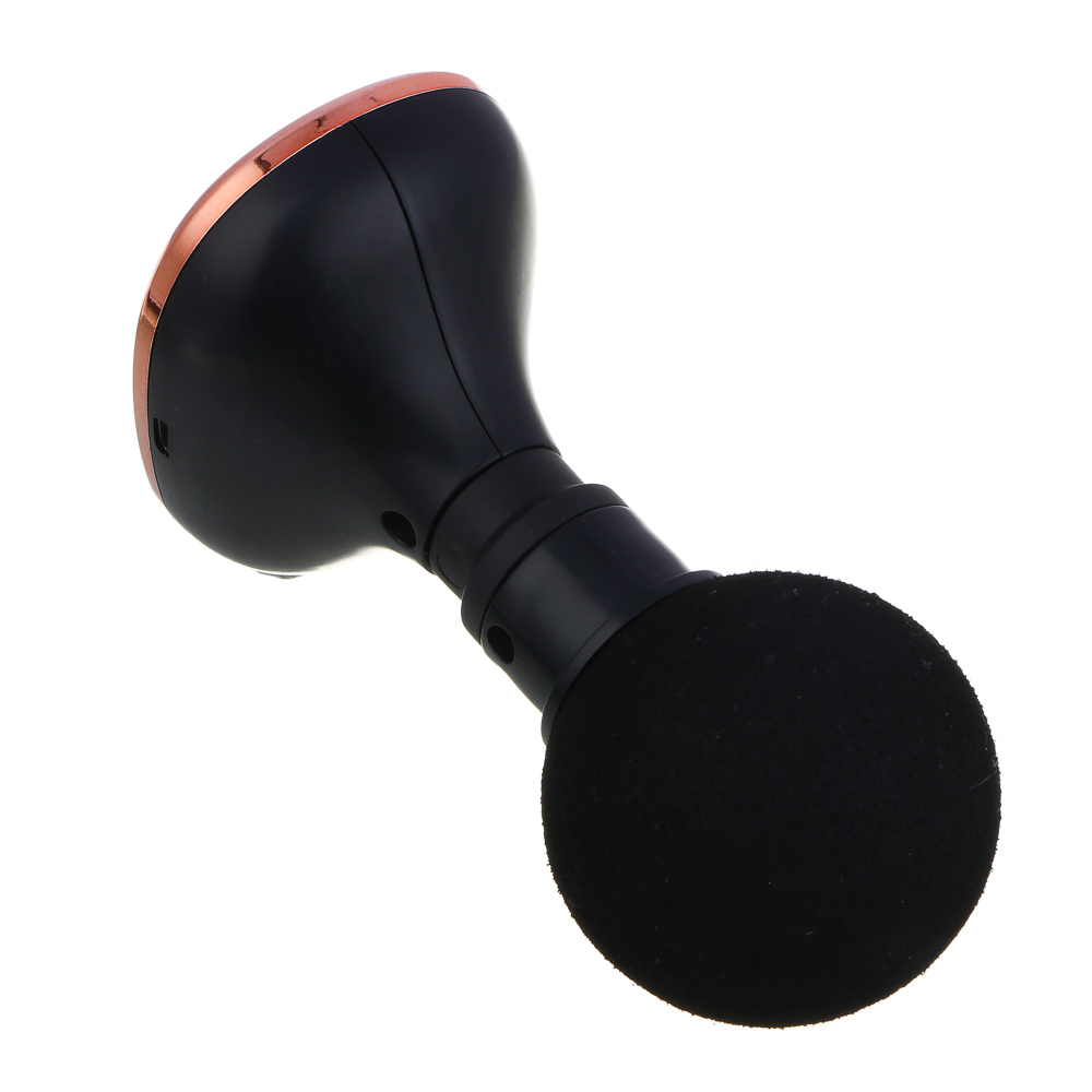 LEBEN Массажёр перкуссионный, 5 режимов, чёрный, 500 мА/ч, сила удара до 10кг