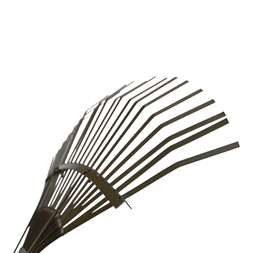 Грабли веерные пластинчатые 20 зубьев порошковый окрас без черенка SPETSTEXNIK, 10/10