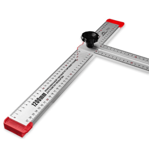 Линейка Т-образная PROFI 120 см, подвижная, для разметки ГКП, vertextools 3046-14