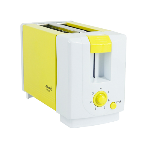 Тостер Atlanta с регулятором времени поджаривания 750 Вт, желтый