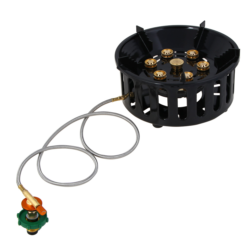 ЕРМАК Плитка газовая портативная, туристическая, 23,5х23,5х11см, металл