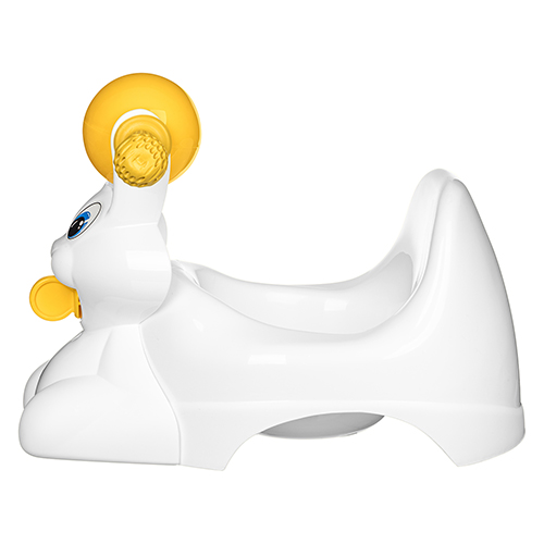 Горшок детский в форме игрушки Homver Зайчик Lapsi 221500429/01, 420х290х310 мм, белый