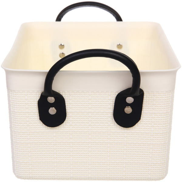 Корзина - органайзер для хранения "СТЭНТ", цвет белый, 35.5*23.5*20.5см