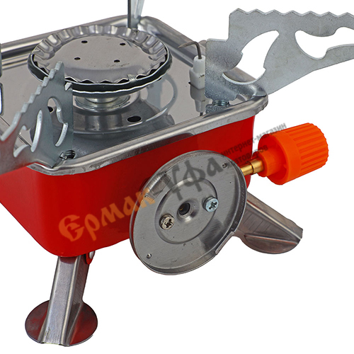 Плитка газ. с цанговым захватом 12х12х10см портативная к бал. (1/24)