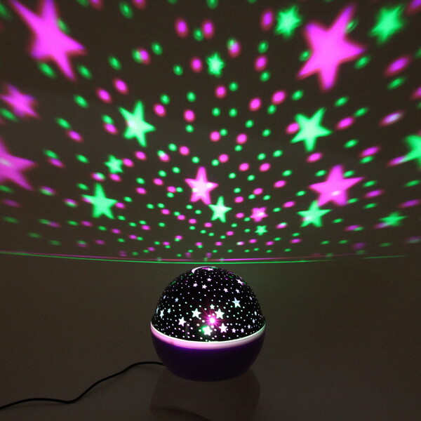 Диско-шар "Double Magic" (в комплекте 2 плафона - диско, звездное небо), Bluetooth, авторежим, USB, в ассортименте (220V)