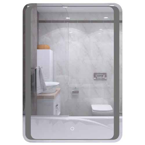 Зеркало MIXLINE, Валерия, 600*800, ШВ сенсорный выключатель, светодиодная подсветка