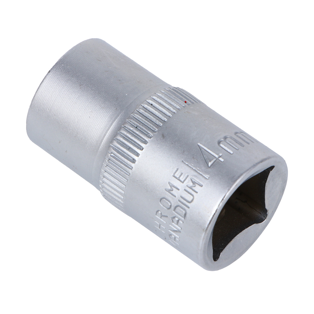 ЕРМАК Головка торцевая, 6 граней, 14 мм, 1/2", хром-ванадий