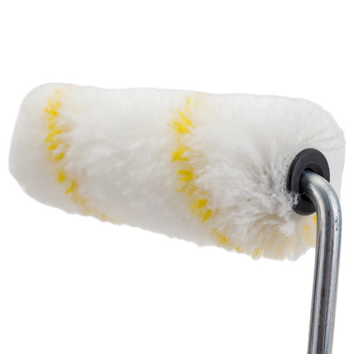 Валик-мини DECOR 100 мм, d 15 мм, 2К бюгель 6 мм (удлиненная ручка), ворс 12 мм, полиамид