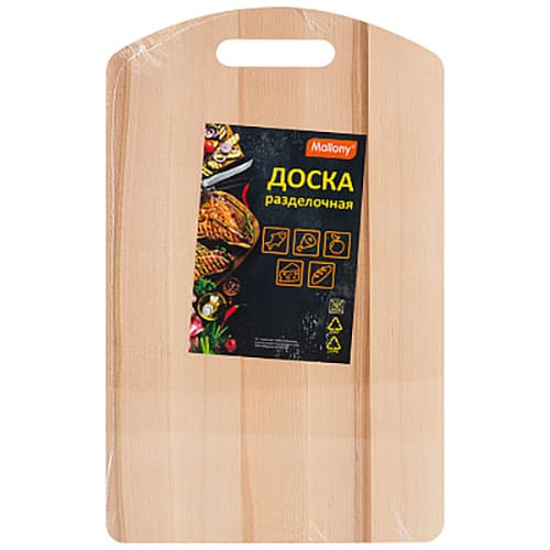 Доска разделочная22х35 см, массив берёзы