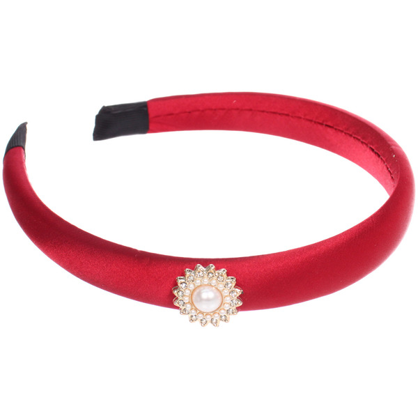 Ободок для волос "МАРЦИПАН", эдем, ширина 2см, микс 6 цветов ( в пакете с подвесом)