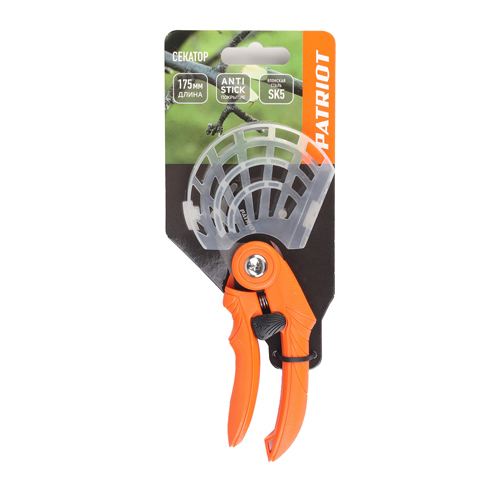 Секатор плоскостной PATRIOT PBP 175 S, 175 мм