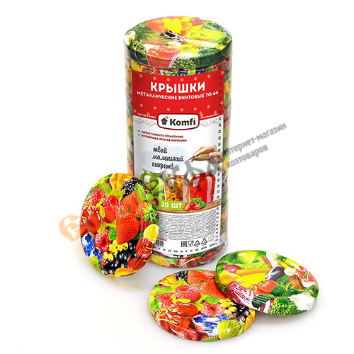 Крышка винтовая Калейдоскоп KOMFI твист-66, 100/1020