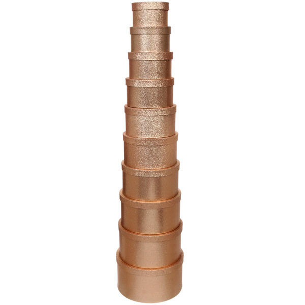Коробка подарочная "Glow" 26*13,5 см, Rose gold