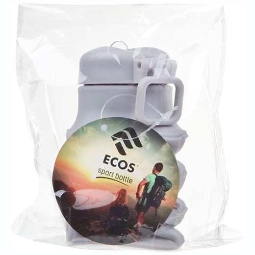 Бутылка для воды силиконовая складываемая ECOS SK5019