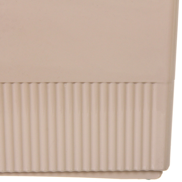 Органайзер - лоток для хранения на колесиках "ИДЕАДОМА", цвет бежевый, 33.6*17.2*25.2см 