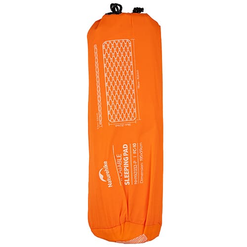 Коврик спальный одноместный FC-10 (без надувного мешка) NH19Z032-P Naturehike, оранжевый