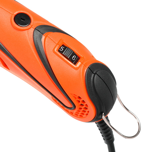 Гравер электрический PATRIOT EE 111, с гибким валом, 140 Вт, 10000-32000 об/мин, цанги 2.3 мм/3.2 мм, 210 насадок в комплекте, кейс