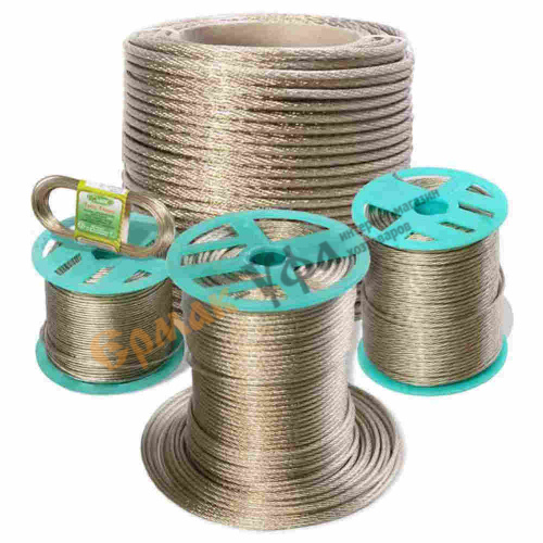 Трос металлополимерный 2мм 200м ПР-2 (1/4)