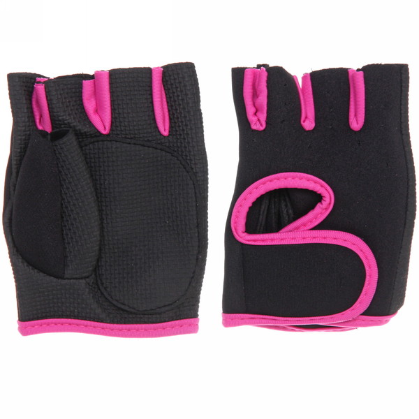 Перчатки для фитнеса, р-р S, фуксия