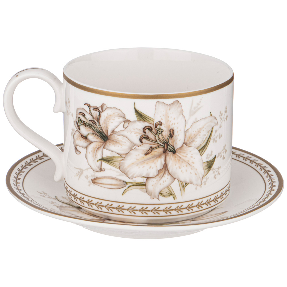 ЧАЙНЫЙ СЕРВИЗ LEFARD, LILIES, НА 6 ПЕР. 14 ПР., КОР=4НАБ.