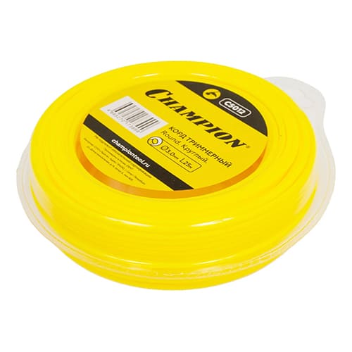 Корд триммерный CHAMPION C5012 Round 3. 0мм* 25м, круглый, 1/