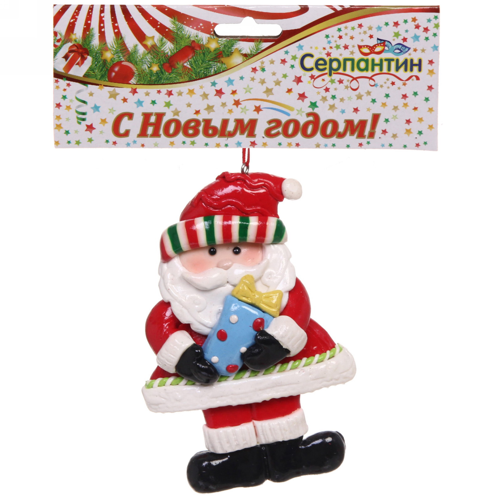 Подвеска Сandy "Дед Мороз" 12,7 см, в ассортименте