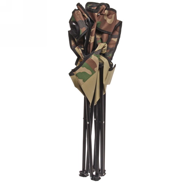 Кресло складное с подлокотникам в чехле до 100кг 48*48*78см хаки