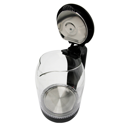 Чайник стеклянный электрический с подсветкой Atlanta 1,8 л, 1800 Вт, черный