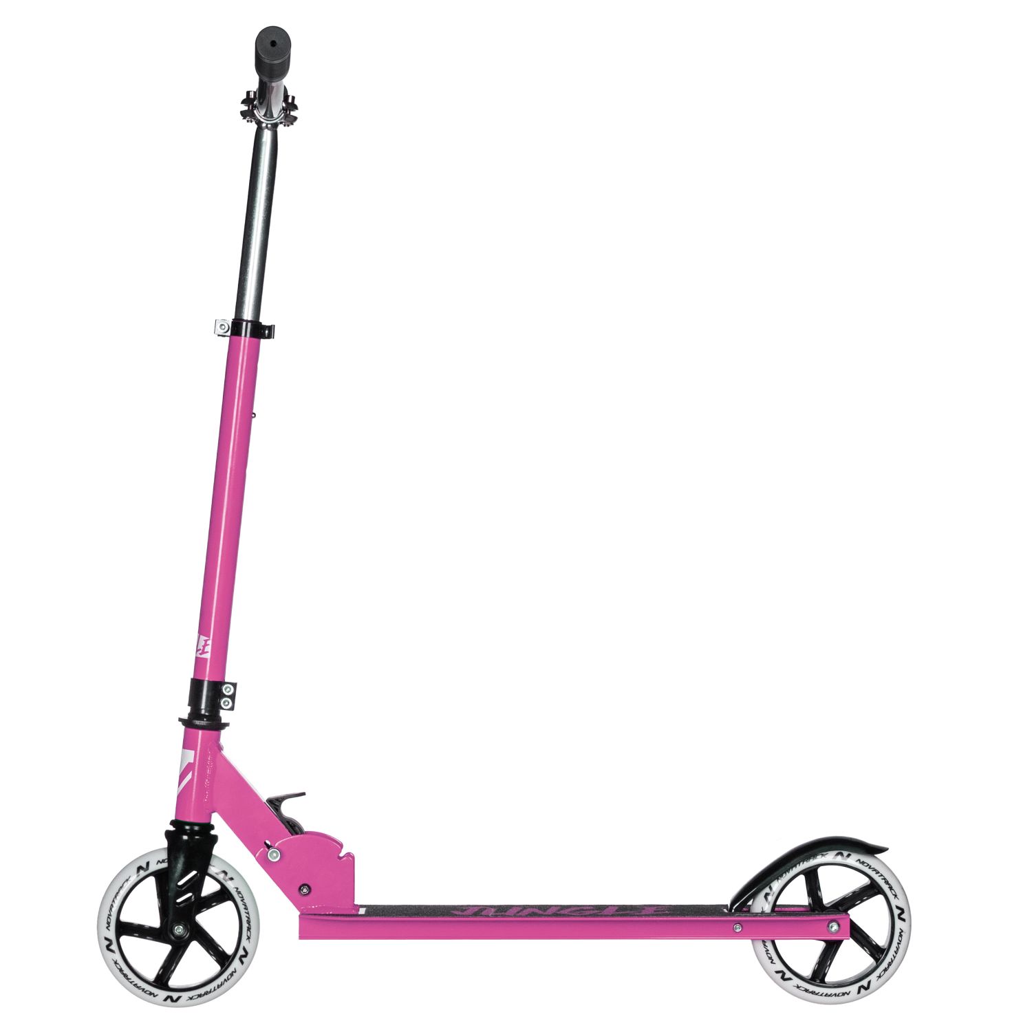 Самокат Novatrack Jungle Alloy, колеса 125 мм, розовый