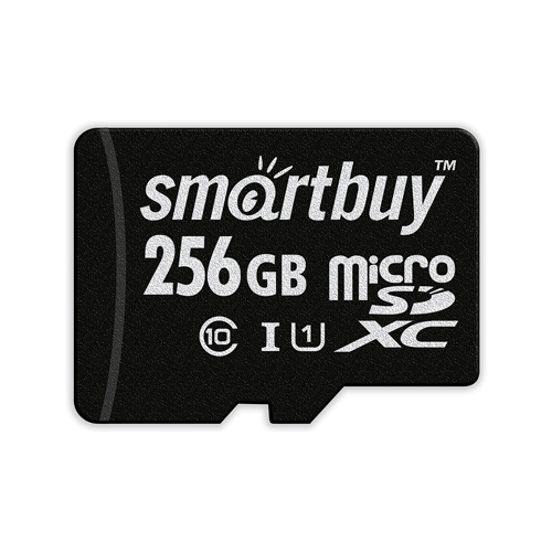 micro SDXC карта памяти Smartbuy 256GB Class 10/UHS-1 (без адаптеров)