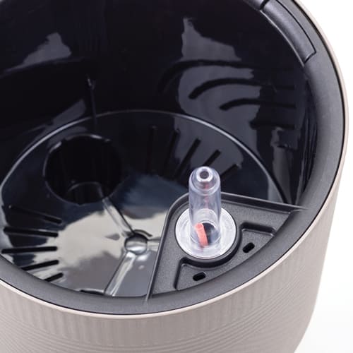 Кашпо 6.5 л IDEA ШЭНК М 3242, 220 мм  с вставкой, с автополивом, французский серый