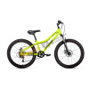 Велосипед ALTAIR MTB HT 24 2.0 disc (24"6 ск.рост 12")ярко-зеленый/черный (2020-2021) (RBKT11N4P004)