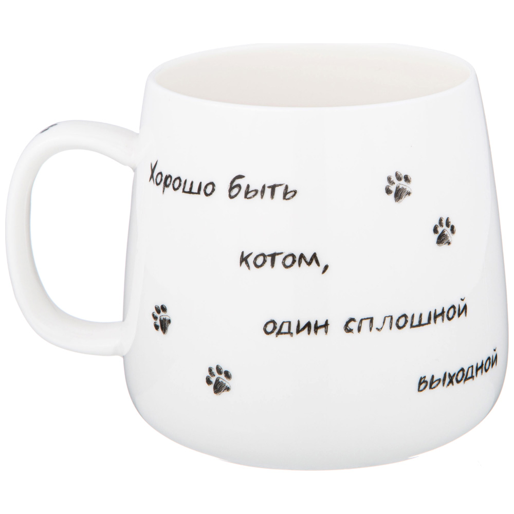 КРУЖКА LEFARD "БЕРИ КОТА" 400 МЛ (КОР=24ШТ.)