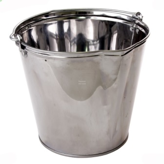 Ведро подойник нерж 12л (Магнитогорск) (1/5)