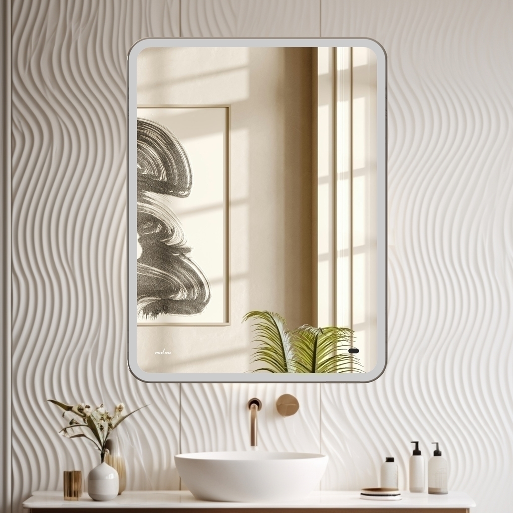 Зеркало MIXLINE, Турин-2, 500*700, ШВ бесконтактный сенсор, светодиодная подсветка+подогрев НОВИНКА