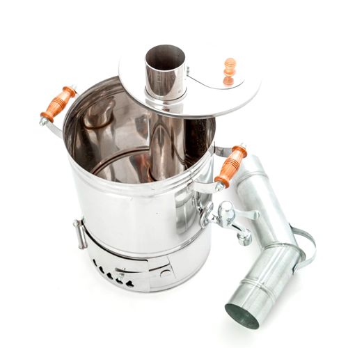 Самовар походный с трубой 10 л, Алковар Турист