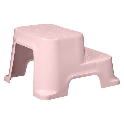 Табурет-подставка детский 340х310х205 мм, светло-розовый