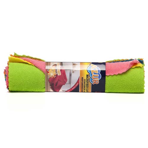 Салфетка универсальная из микрофибры 5шт, 30х30см (1/48)