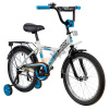 Велосипед Novatrack 18" FOREST белый,тормоз нож,крылья,багажник,защита А-тип