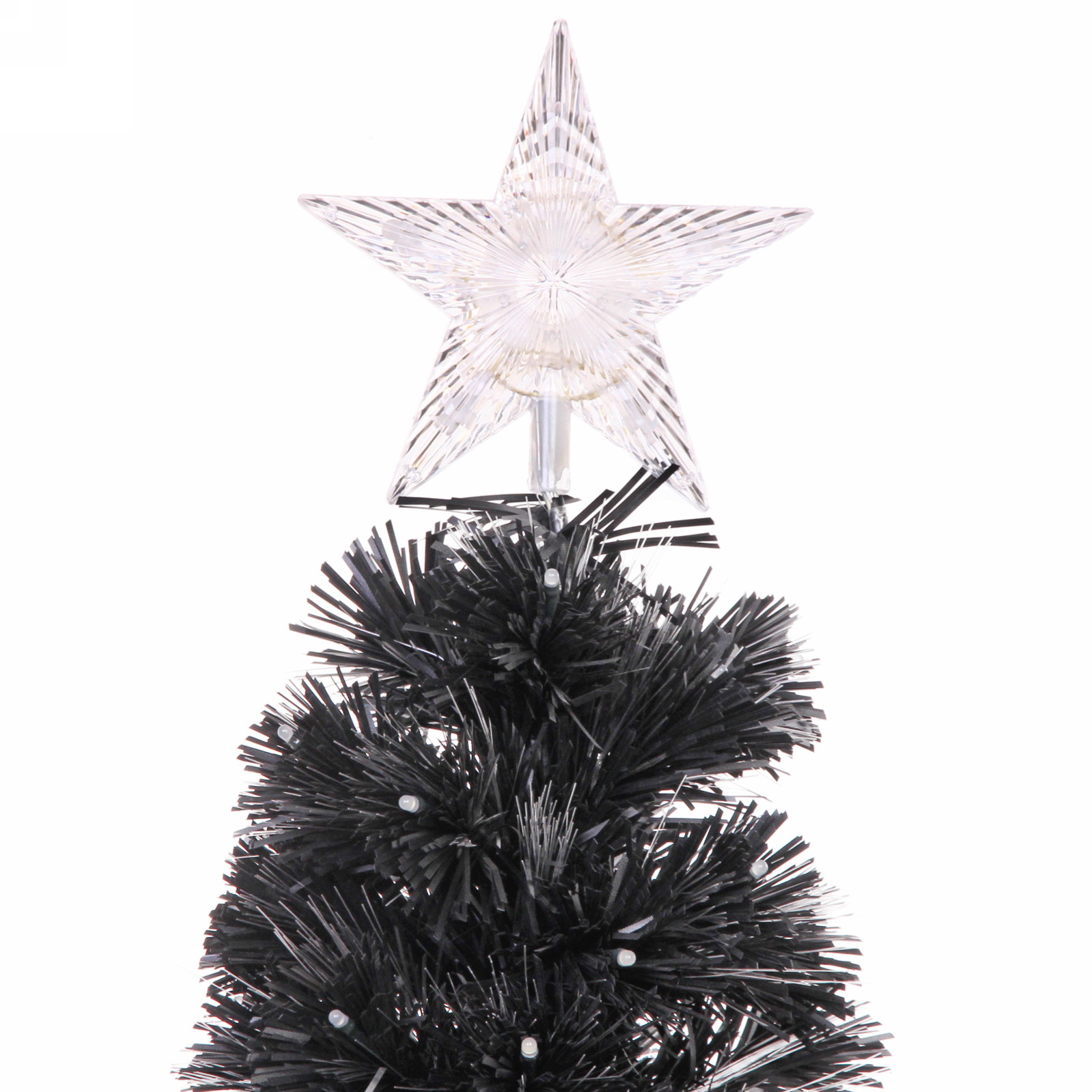 Ёлка светодиодная "Млечный путь" 210 см, ПВХ черный,  цвет свечения-Белый (289 веток) (T1050B-210)