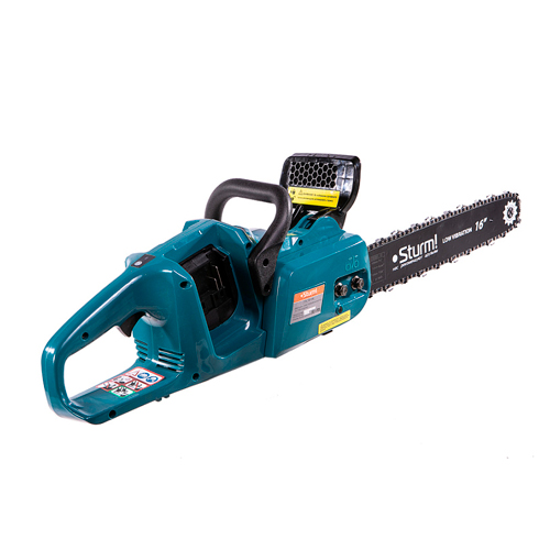 Пила цепная аккумуляторная CSC3616BL 2*18 В, шина 40 см, 1BatterySystem, STURM