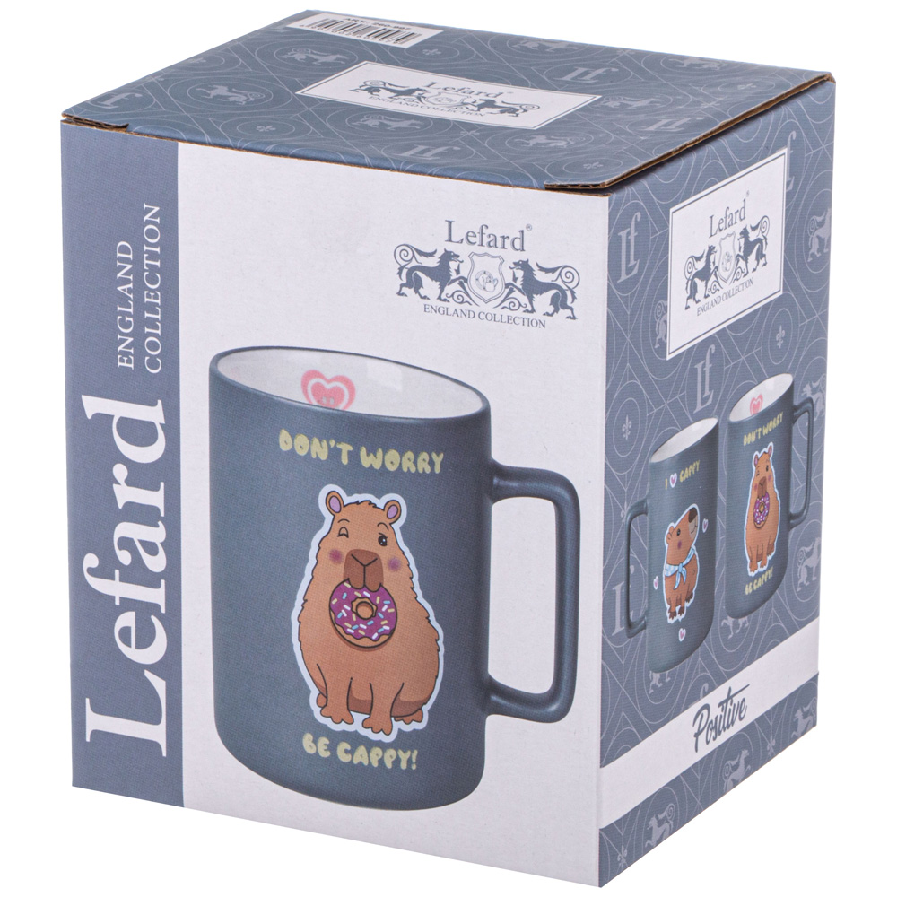 КРУЖКА LEFARD "DON'T WORRY BE CAPPY" 400МЛ