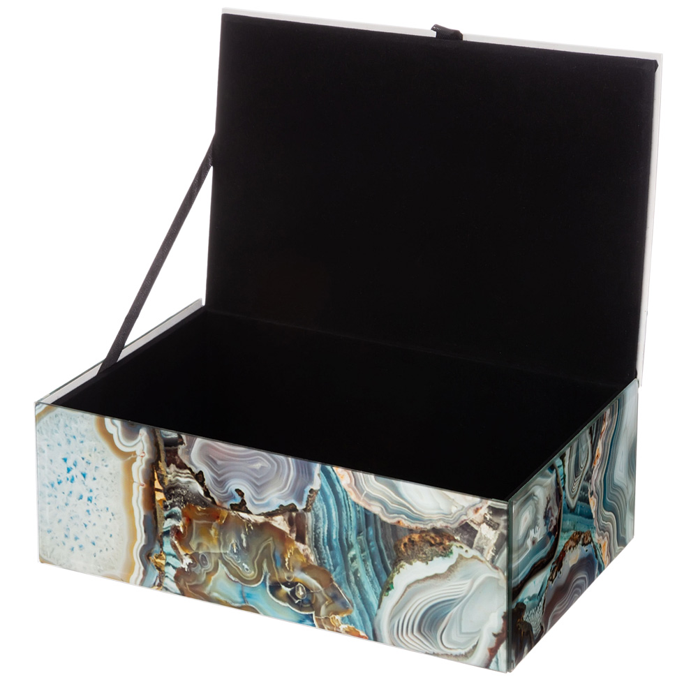 НАБОР ШКАТУЛОК ИЗ 2-Х ШТ КОЛЛЕКЦИЯ, МРАМОР, 21*12**6, 5 СМ / 23*15*8, 5 СМ