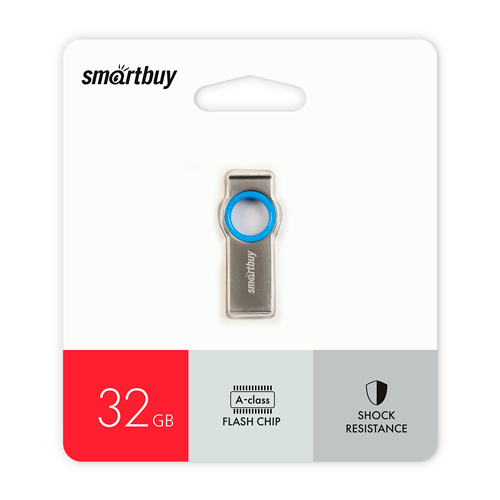 UFD 2.0 Smartbuy 032GB MC2 Metal Blue (SB032GBMC2)